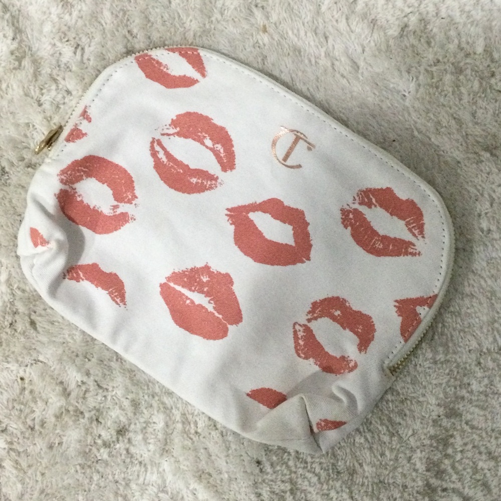 Charlotte Tilbury cosmetic bag with kisses